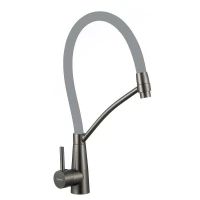 Смеситель для кухни Fmark FS8255Q-04 цвет Графит Серый