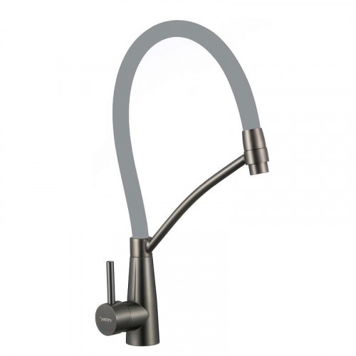 Смеситель для кухни Fmark FS8255Q-04 цвет Графит Серый
