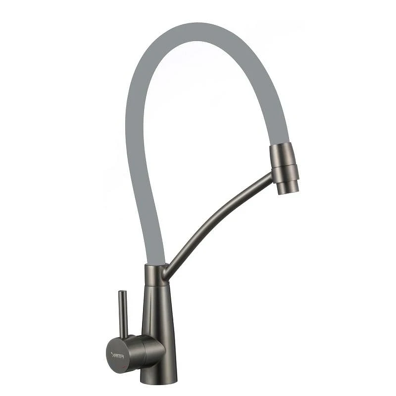 Смеситель для кухни Fmark FS8255Q-04 цвет Графит Серый