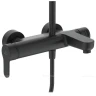 Душевая система Ideal Standard Cerafine O BL749S1 со смесителем для раковины и аксессуарами для ванной цвет Silk Black / Черный шелк