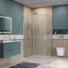 Душевой уголок BelBagno Soft Close-1 110x100 SOFT_CLOSE-1-AH-1-110/100-C-Cr профиль Хром стекло прозрачное
