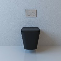 Унитаз Esbano Gartez ESUPGARTBM подвесной Черный матовый с сиденьем Микролифт фаянс подвесной