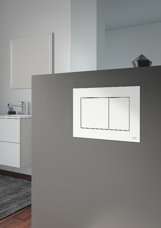 Комплект унитаза Ceruttispa Orlter Aria Tornado CT9955 с инсталляцией Tece Base 9400413 с сиденьем Микролифт и Белой клавишей смыва фарфор подвесной