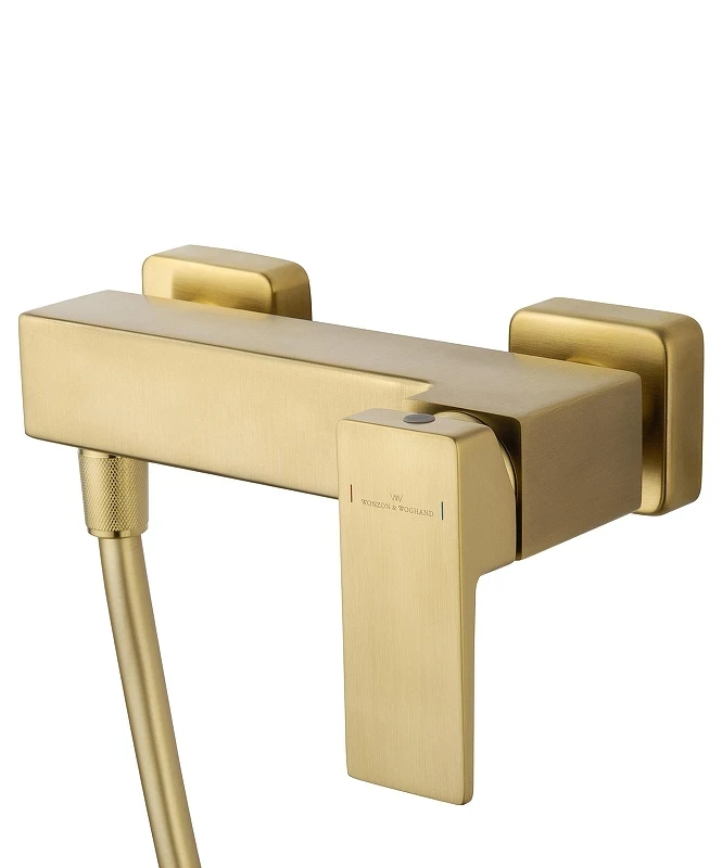 Смеситель для душа Wonzon & Woghand Cube 2.0 WW-88048068-BG цвет Брашированное золото