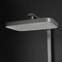 Душевая система RGW Shower Panels SP-35Gr 51140135-11 с термостатом Серая латунь на стену