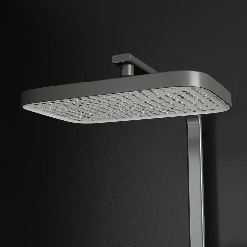 Душевая система RGW Shower Panels SP-35Gr 51140135-11 с термостатом Серая латунь на стену
