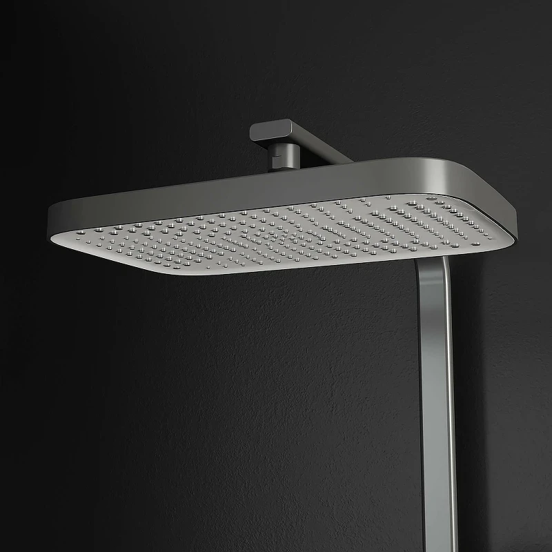 Душевая система RGW Shower Panels SP-35Gr 51140135-11 с термостатом Серая латунь на стену