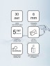 Душевая дверь Ravak Pivot PDOP1-80 03G40300Z1 профиль Черный стекло Transparent