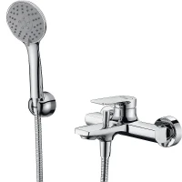 Смеситель для ванны WasserKRAFT Lopau 3201 Хром латунь на стену
