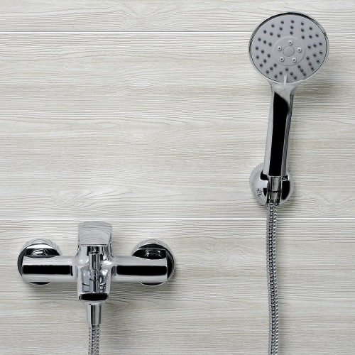 Смеситель для ванны WasserKRAFT Lopau 3201 Хром латунь на стену