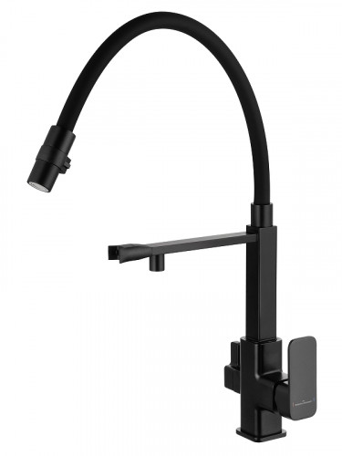 Смеситель для кухни Wonzon &amp; Woghand WW-88458012-MB цвет Черный матовый