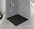 Душевой поддон из искусственного камня Cezares Tray AS 90x90 TRAY-AS-A-90-30-NERO Черный матовый