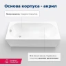 Акриловая ванна Aquanet Lotos 175x80 328870 цвет Белый