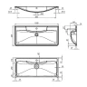 Раковина BelBagno 100 BB1000/455-LV-ART-ALR-NERO Черная матовая
