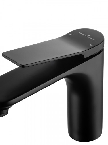 Смеситель для раковины Wonzon & Woghand WW-XH-010-MB цвет Черный матовый