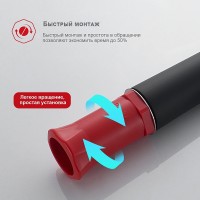 Смеситель для раковины Raglo R31.10.06 Черный матовый латунь