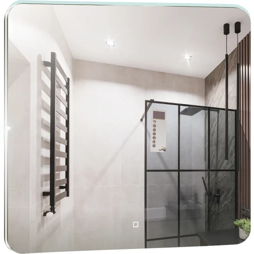 Зеркало Silver Mirrors Паллада 80 LED-00002750 с подсветкой с сенсорным выключателем стекло