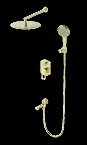 Душевая система Wonzon &amp; Woghand Frame WW-88939010-BG цвет Брашированное золото