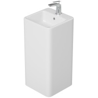 Раковина Laguraty 40 3010W Белая фаянс напольный