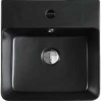 Раковина Esbano Circon 40 ESRNCIRC40MB Черная матовая фаянс накладная