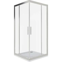 Душевой уголок Good Door Cofe CR-100-C-CH 100x100 КФ00027 профиль Хром стекло прозрачное