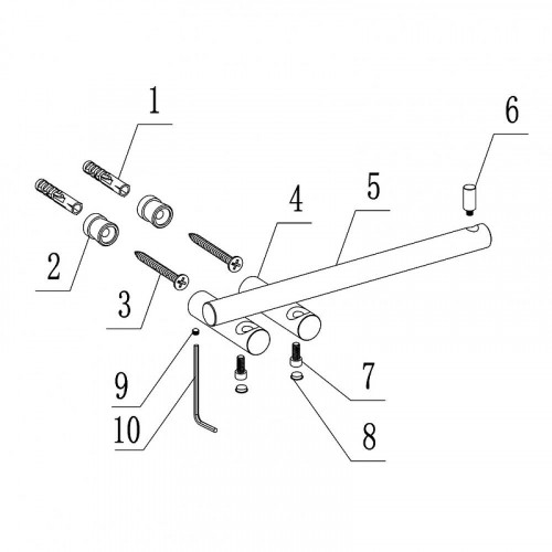 Держатель туалетной бумаги Abber Osten 316 AA1831BST цвет Сталь брашированная