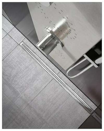 Душевой лоток Ravak Zebra OZ 105 X01393 с решеткой Хром