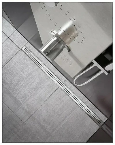 Душевой лоток Ravak Zebra OZ 105 X01393 с решеткой Хром