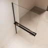 Душевая перегородка Vincea Walk in 120 VSW-1HR120CLB профиль цвет Черный стекло прозрачное