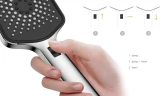 Душевая система Vincea Inspire VSFW-422TI4MB с термостатом Черная матовая латунь встраиваемый