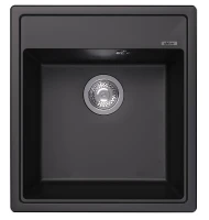 Кухонная мойка Abber Quarz 46 AQ2901B цвет Черный