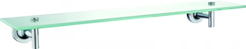 Стеклянная полка Wonzon & Woghand Simple WW-6527 цвет Хром
