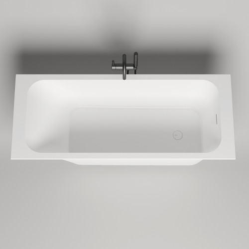Ванна из искусственного камня Salini Orlanda Kit 180х80 102112G Белая глянцевая