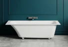 Ванна из искусственного камня Salini Orlanda Kit 180х80 102112G Белая глянцевая