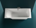 Ванна из искусственного камня Salini Orlanda Kit 180х80 102112G Белая глянцевая
