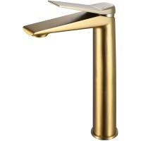 Смеситель для раковины ESKO Shanghai Gold SHA25Gold Брашированное золото латунь