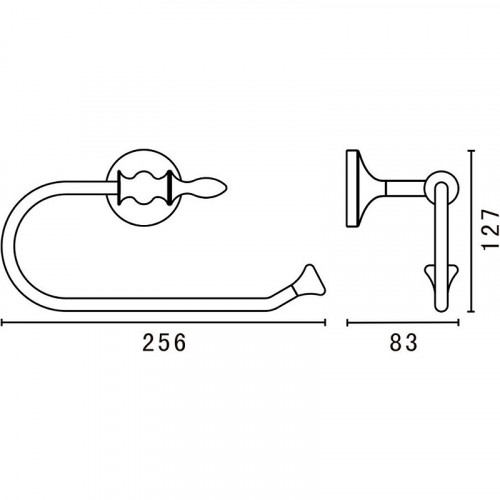 Полотенцедержатель Art&amp;Max Bohemia AM-E-4280-Do Золото