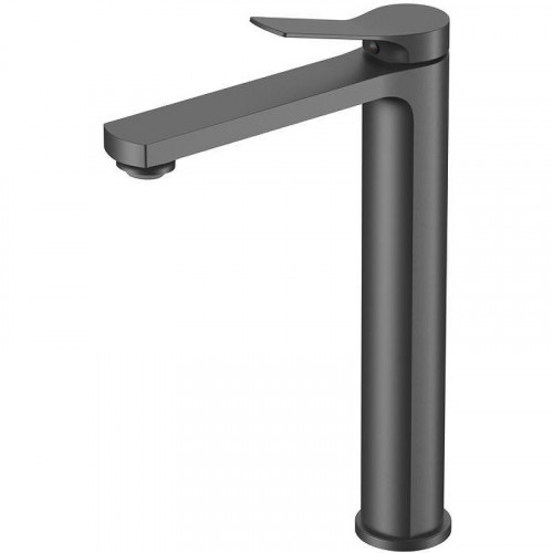 Смеситель для раковины Vincea Arco VBF-4AR02GM Вороненая сталь латунь