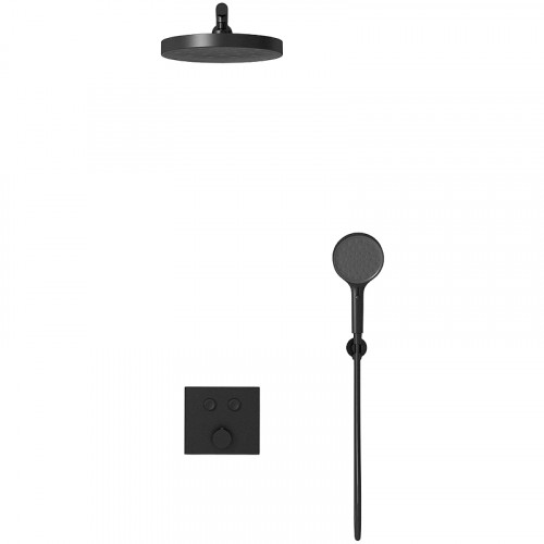 Душевая система Vincea Inspire VSFW-4I212MB Черная матовая латунь встраиваемый