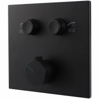 Душевая система Vincea Inspire VSFW-4I212MB Черная матовая латунь встраиваемый