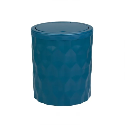 Ведро для мусора Fixsen Diamond Blue FX-465-6 цвет Темно-синий