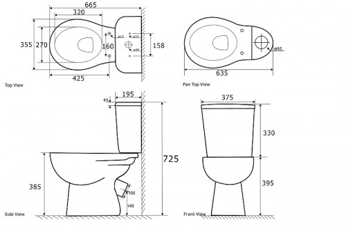 Унитаз компакт Aquatek Каир AQ2780-00 цвет Белый с бачком и сиденьем
