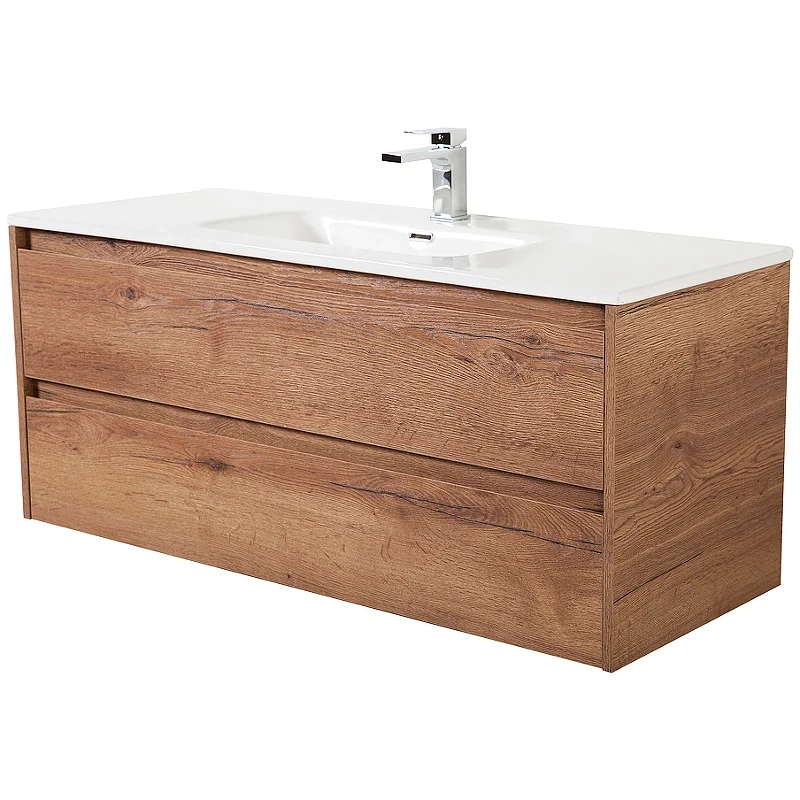Тумба под раковину BelBagno Kraft 120 KRAFT-1200-2C-SO-RT подвесная Rovere Tabacco МДФ / ЛДСП