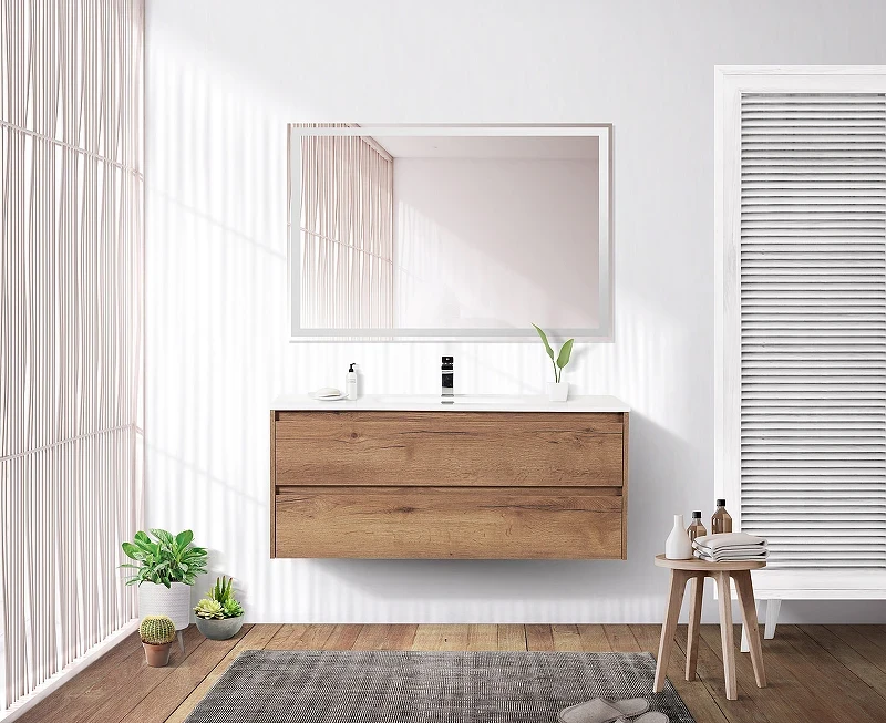 Тумба под раковину BelBagno Kraft 120 KRAFT-1200-2C-SO-RT подвесная Rovere Tabacco МДФ / ЛДСП
