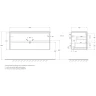 Тумба под раковину BelBagno Kraft 120 KRAFT-1200-2C-SO-RT подвесная Rovere Tabacco МДФ / ЛДСП