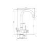 Смеситель для кухни ZorG Steel Hammer SH763SATIN Сатин