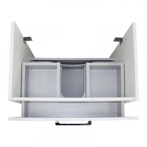 Тумба с раковиной Azario Ника 60 CS00091367 подвесная цвет Белый глянцевый