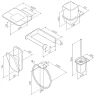 Набор аксессуаров для ванной AM.PM Inspire V2.0 AK50D1206B Черный матовый