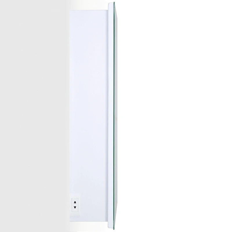 Зеркальный шкаф Art&Max Merano 80 L AM-Mer-800-800-2D-L-DS-F с подсветкой цвет Белый