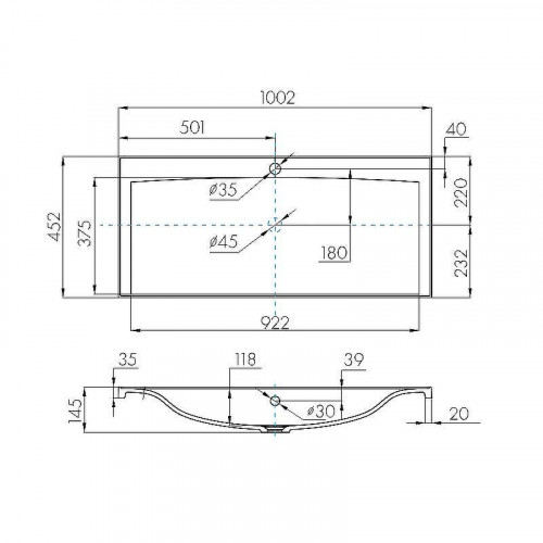 Раковина Aquaton Айрис 100 1A723031AG010 Белая